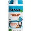 Fizzion Pet Stain and Odor Remover 23 ounce Empty Spray Bottle with 2 Refills-0