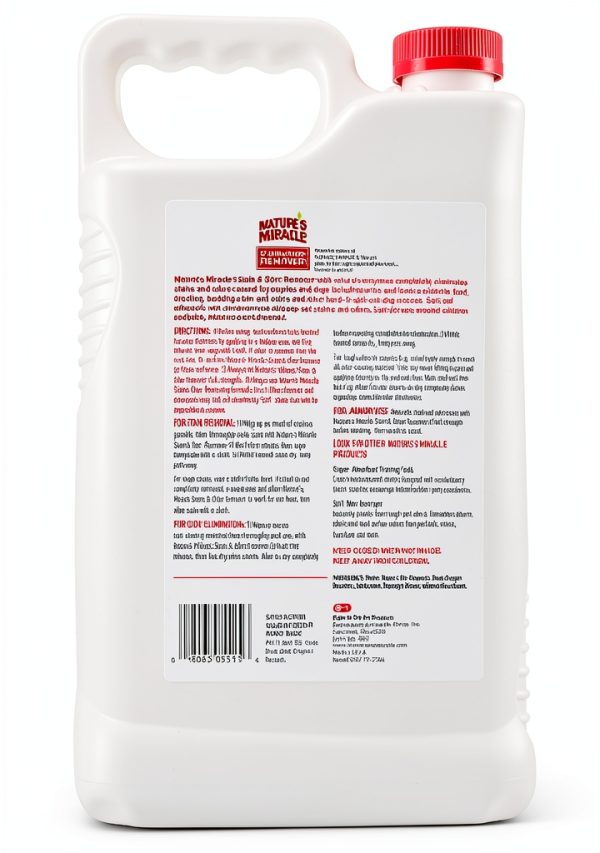 Nature's Miracle Pet Stain and Odor Remover 1.5 Gallon Enzyme Cleaner-1
