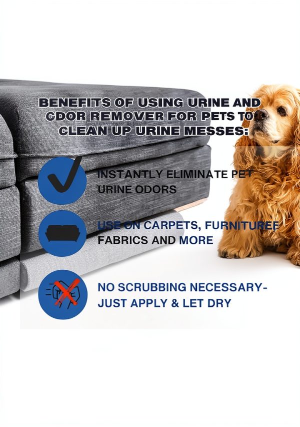 Pet Urine Odor Remover Stink Free Cleaner 32 oz Instant Elimination-4