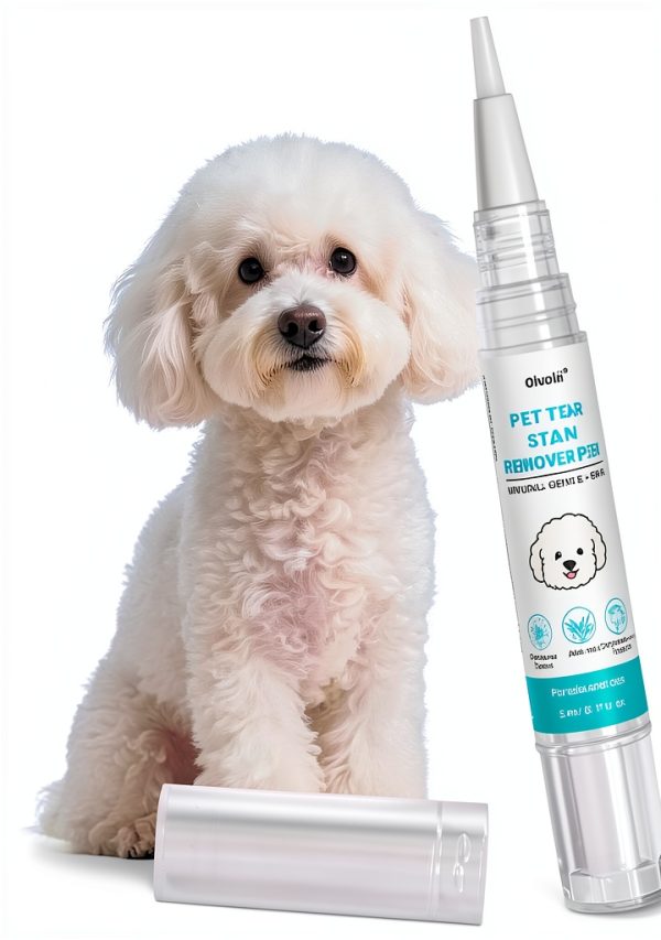 Tear Stain Remover Pen for Dogs & Cats – Aloe Formula Gentle Eye Cleaner with Soft Tip for Easy Use – Especially for White Dogs – Dog Eye Drops Alternative – Safe for Daily Use-0