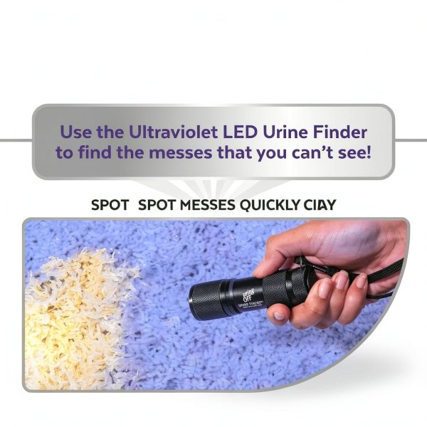UrineOFF cat stain remover with LED Finder 16 oz Bio Enzymatic Cleaner-6