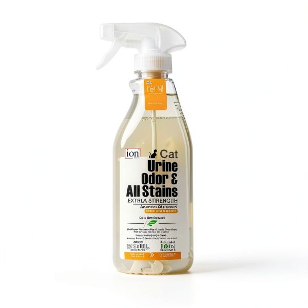 Cat Urine Stain Remover by Becles ION Formula 2‑for‑1 32oz Bottle-3