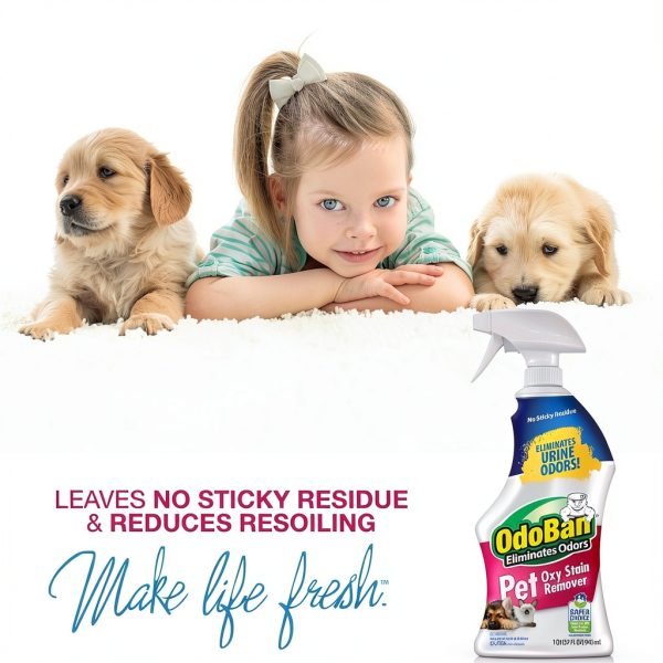 OdoBan Pet Oxy Stain Remover Made in USA 6 Pack 32 oz Spray-3